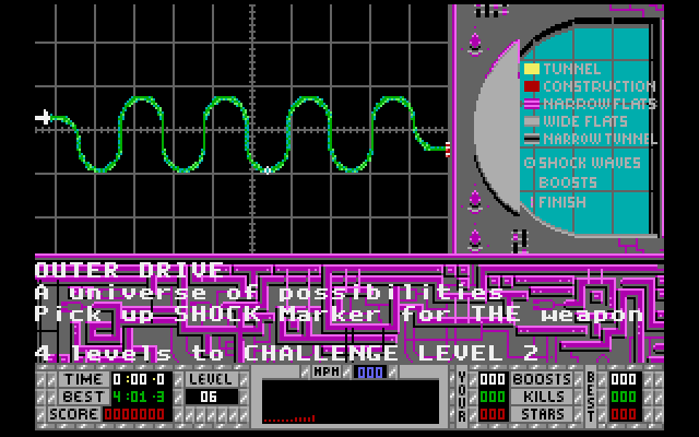S.T.U.N. Runner screenshot 3 for Atari Lynx